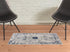 2’ X 3’ Navy Blue Distressed Floral Scatter Rug