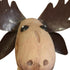 Petite Wood And Metal Moose Sculpture