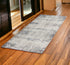 2’ X 3’ Navy And Beige Distressed Vines Scatter Rug