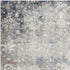 2’ X 3’ Navy And Beige Distressed Vines Scatter Rug