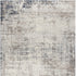 2’ X 10’ Navy Blue Distressed Striations Runner Rug