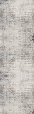 2’ X 10’ Navy Blue Distressed Striations Runner Rug