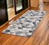 4’ X 6’ Navy Blue Geometric Diamond Area Rug