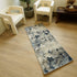 2’ X 5’ Navy Blue Cobblestone Pattern Area Rug