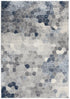 2’ X 5’ Navy Blue Cobblestone Pattern Area Rug