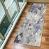 2’ X 5’ Navy Blue Cobblestone Pattern Area Rug