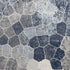 2’ X 5’ Navy Blue Cobblestone Pattern Area Rug