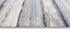 10' Blue and Beige Striped Distressed Runner Rug