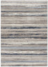 8' Blue Striped Runner Rug