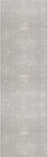 2’ X 8’ Modern Gray Distressed Runner Rug