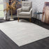 5’ X 8’ Modern Gray Distressed Area Rug