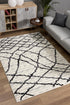 4’ X 6’ Gray And Black Modern Abstract Area Rug