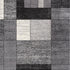 5’ X 8’ Gray Distressed Geometric Area Rug