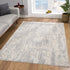 4’ X 6’ Gray Metro Modern Abstract Area Rug