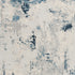 7’ X 10’ Blue And Ivory Abstract Strokes Area Rug