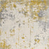 3' X 5' Gold Abstract Dhurrie Area Rug