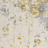 3' X 5' Gold Abstract Dhurrie Area Rug