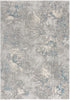 3' X 5' Blue Abstract Dhurrie Area Rug