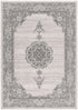 8' X 11' Cream Oriental Area Rug