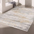 5’ X 8’ Gray Mod Distressed Strokes Area Rug