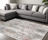 7’ X 10’ Gray Abstract Pattern Area Rug