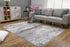 4’ X 6’ Gray And Brown Abstract Scraped Area Rug