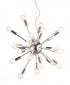 Silver Sputnik Multi Light Metal Dimmable Ceiling Light