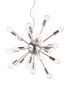 Silver Sputnik Multi Light Metal Dimmable Ceiling Light