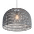 Gray Lantern Metal Dimmable Ceiling Light With Shades