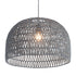 Gray Lantern Metal Dimmable Ceiling Light With Shades