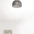 Gray Lantern Metal Dimmable Ceiling Light With Shades