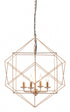 Gold Modern Geo Chandelier