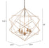 Gold Modern Geo Chandelier