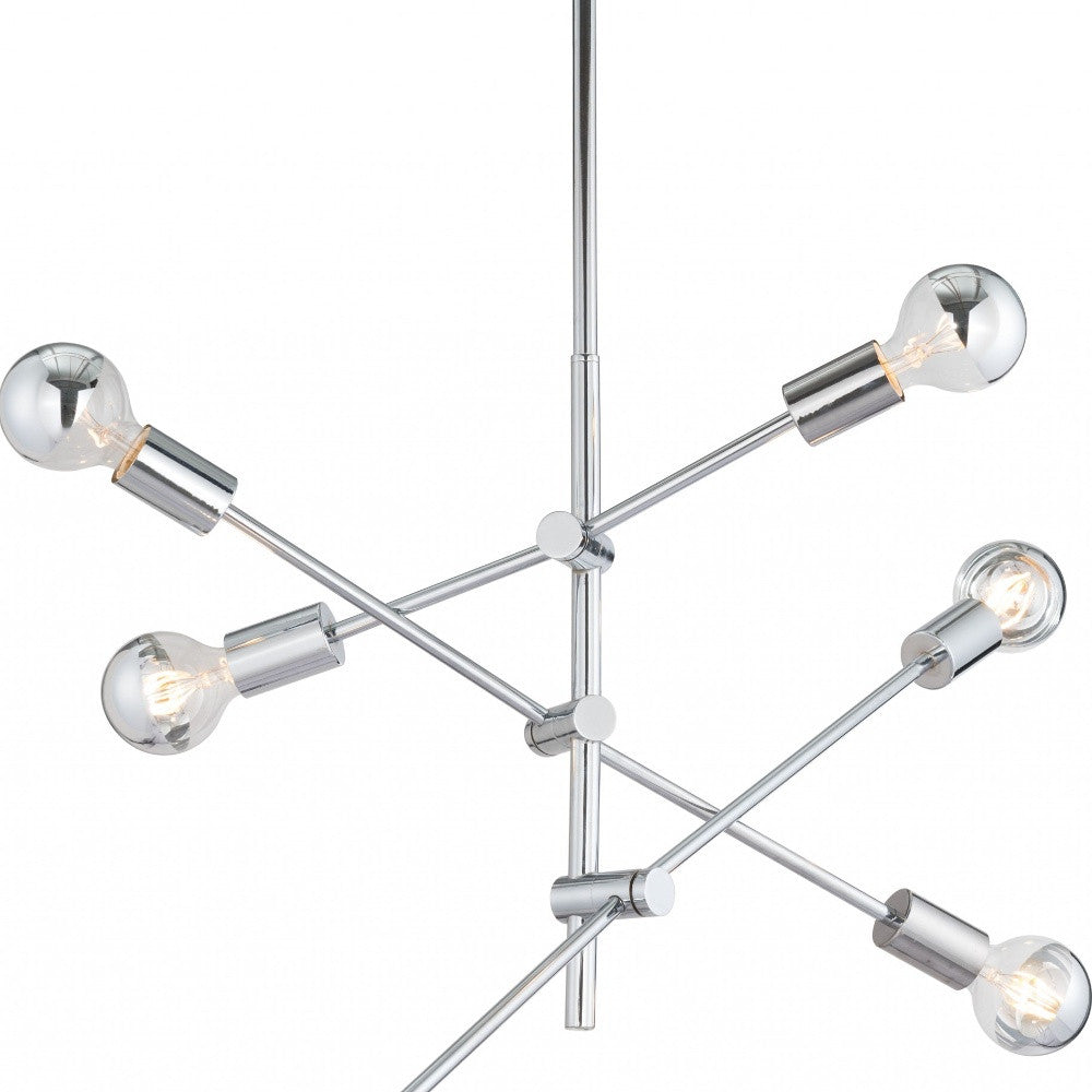 Labyrinthine Six Light Ceiling Lamp