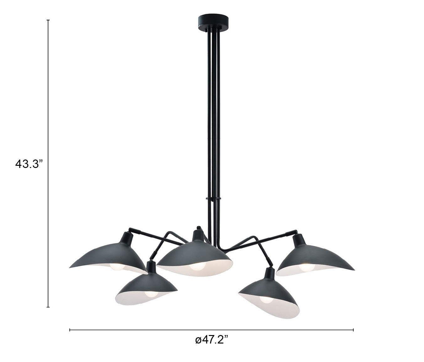 Black Spider Modern Chandelier