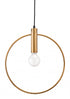 Gold Ring Ceiling Lamp