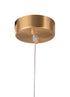 Vertical Cylinder Lamp Gold