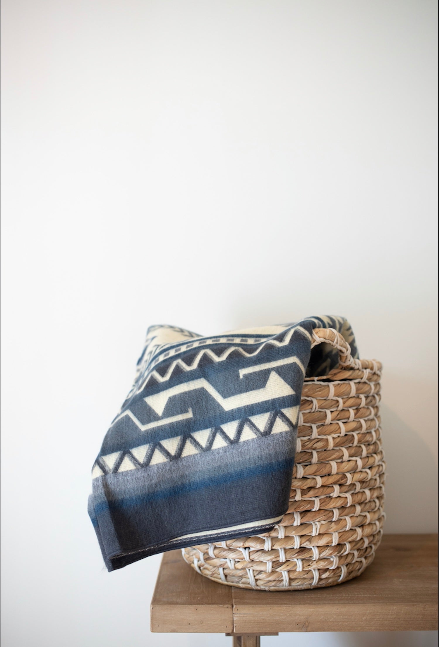 Ultra Soft Blue Tone Southwest Handmade Blanket