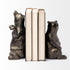 Metallic Tone Grizzly Bear Bookends