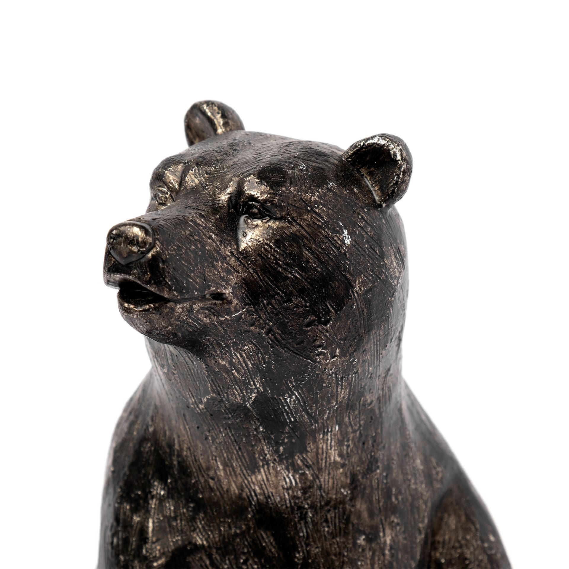 Metallic Tone Grizzly Bear Bookends