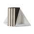 3D Modern Triangle Marble Bookends