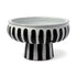 White And Black Ceramic Decorative Bowl