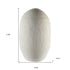 32" Narrow White Textured Ceramic Vase