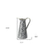 Petite Black And White Textured Jug Vase