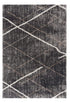 3’ X 5’ Gray Modern Distressed Lines Area Rug