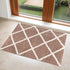 8' X 11' Beige Geometric Area Rug