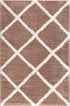 8' X 11' Beige Geometric Area Rug