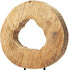 Petite Natural Wood Disc Sculpture