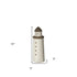 White Petite Rustic Wooden Lighthouse