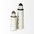 White Jumbo Rustic Wooden Lighthouse